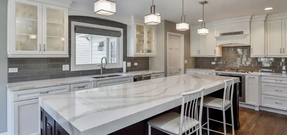 How To Seal Quartzite Countertops - Step-by-step visual guide on sealing a quartzite countertop, from cleaning to final buffing